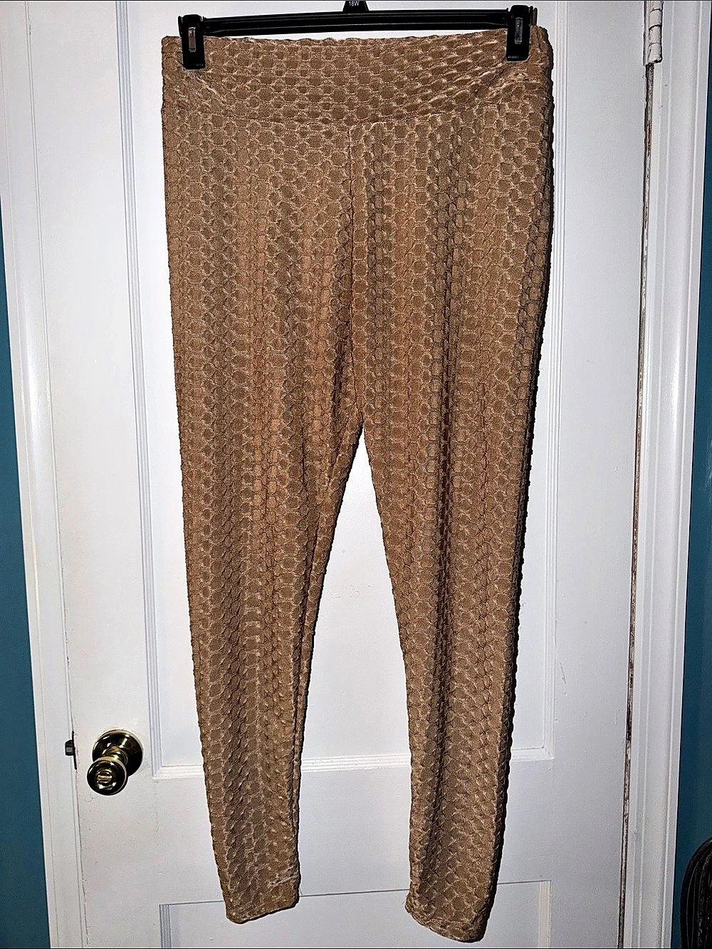 AQ-Sport Geometric Leggings in Brown Size 2X NWT